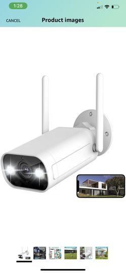 Security Camera Outdoor 2.4G Wired WiFi Cameras for Home Security