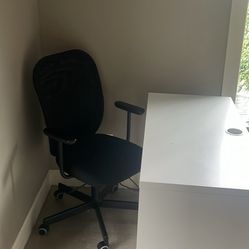 Ikea Desk And Ikea Chair