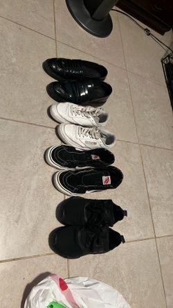 4 pairs of shoes