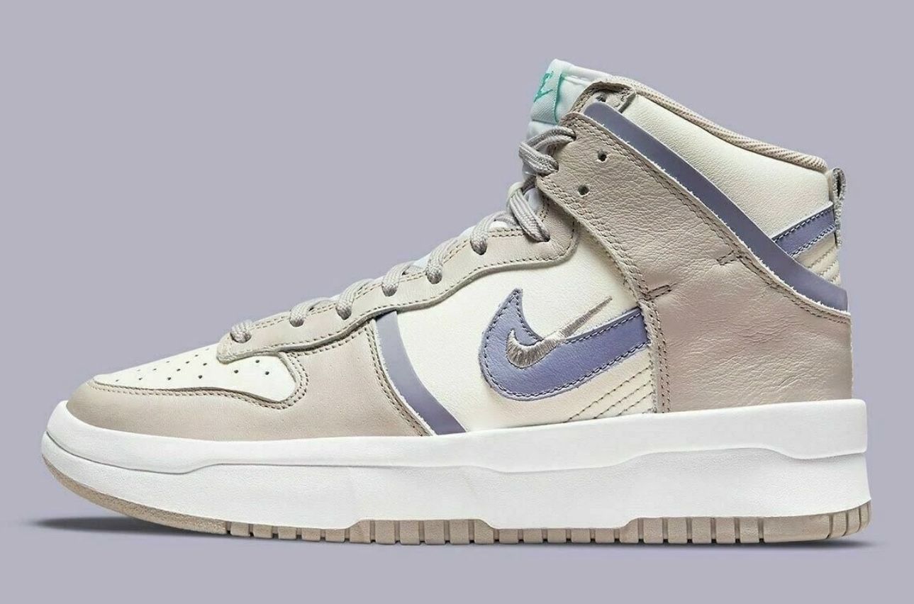 Nike Dunk High Up Iron Purple Grey Sneakers Retro DH3718-101 Womens Size 9