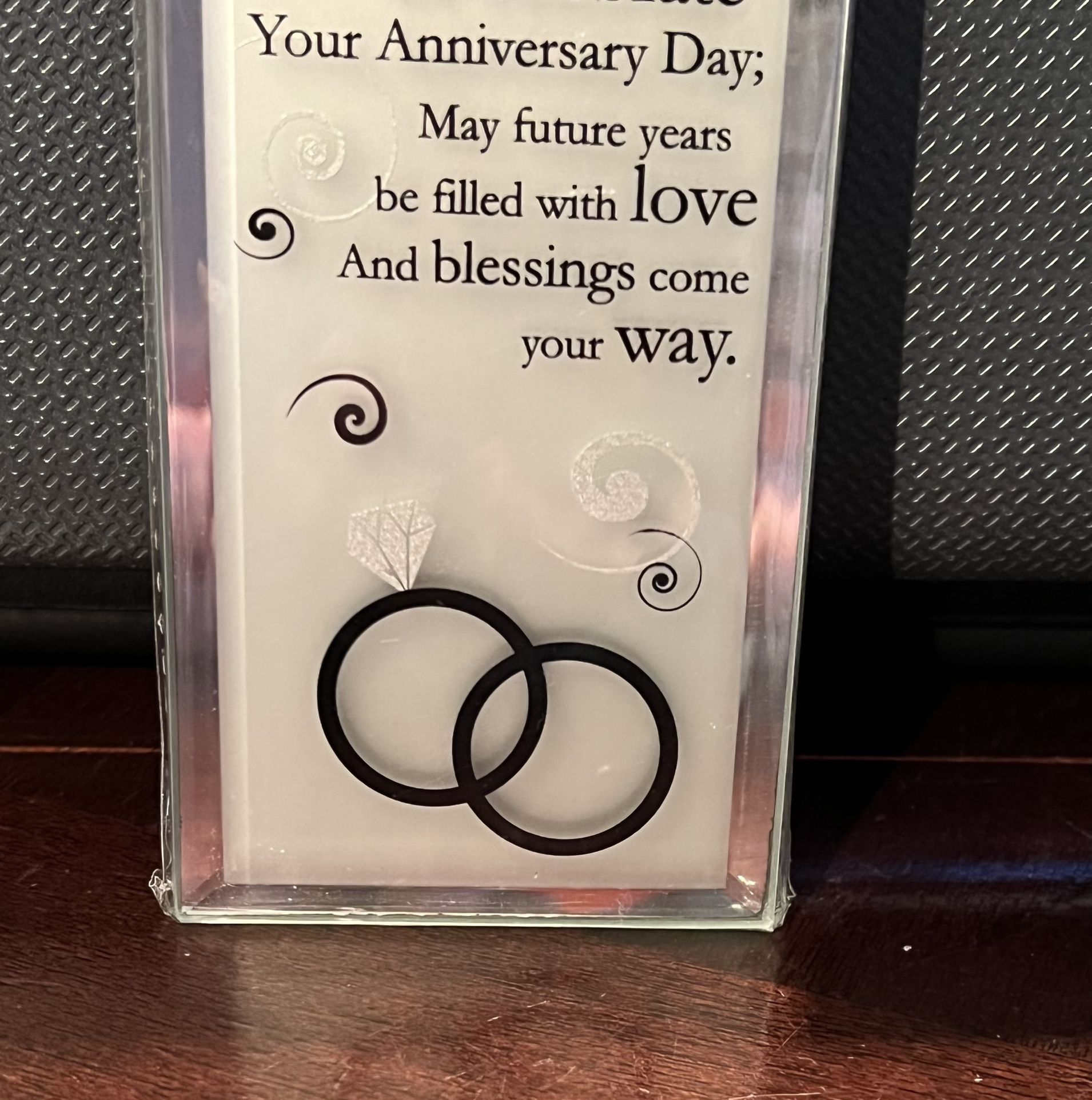 25th Silver Wedding Anniversary Gift Keepsake