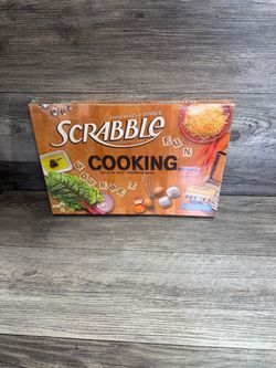 NEW SEALED Scrabble Cooking Edition Board Game with Recipe Cards HTF RARE 2011
