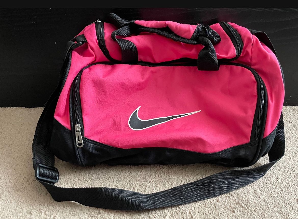Nike Small Pink Duffel Bag