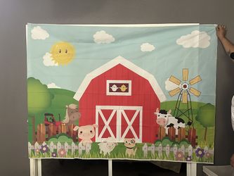 Farm Theme Back Drop