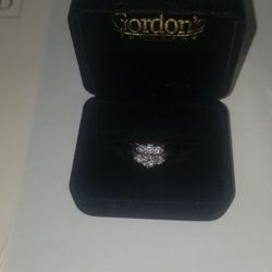 14K WHITE GOLD WEDDING SET