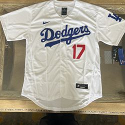 Shohei Ohtani Jersey NEW Mens Large White Los Angeles Dodgers