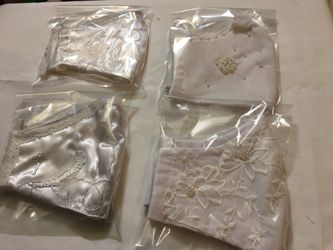 Cubreboca decorado ideal para primera comunión,quinceañera y novia