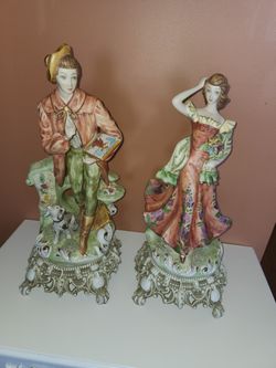 Vintage Copodimonti Statues