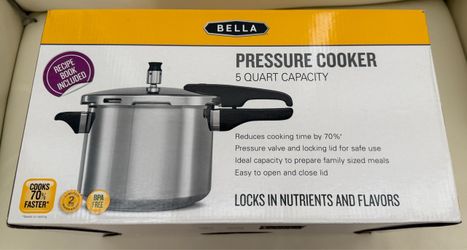 Bella 5 Quart Pressure Cooker