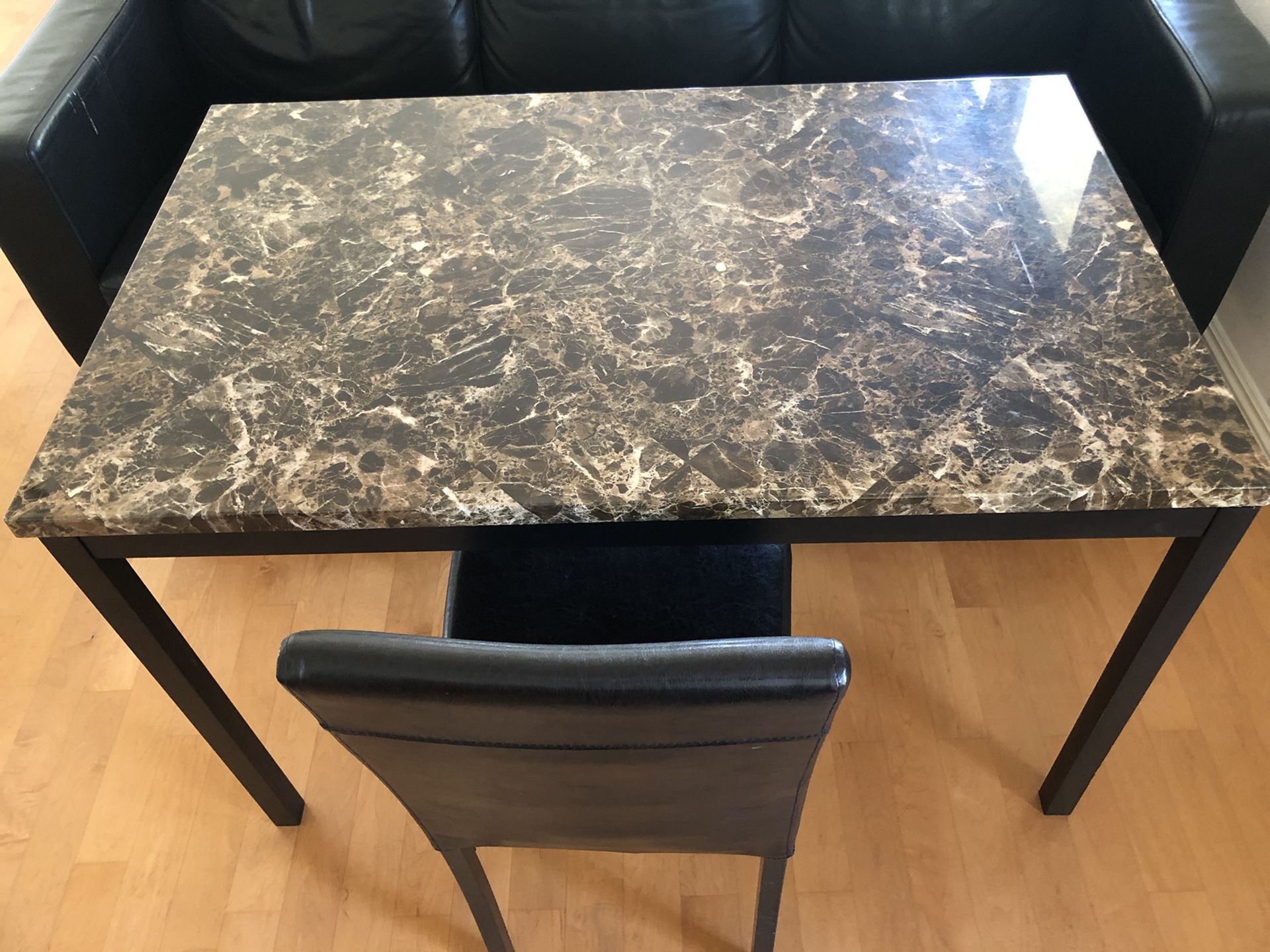 Granite Desk and Chair