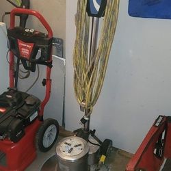  “Powr-Flite Commercial Floor Buffer / Polisher – Classic Metal – 17‑20" – Works Great”