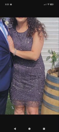 Adrianna Papell Sleeveless Beaded Dress