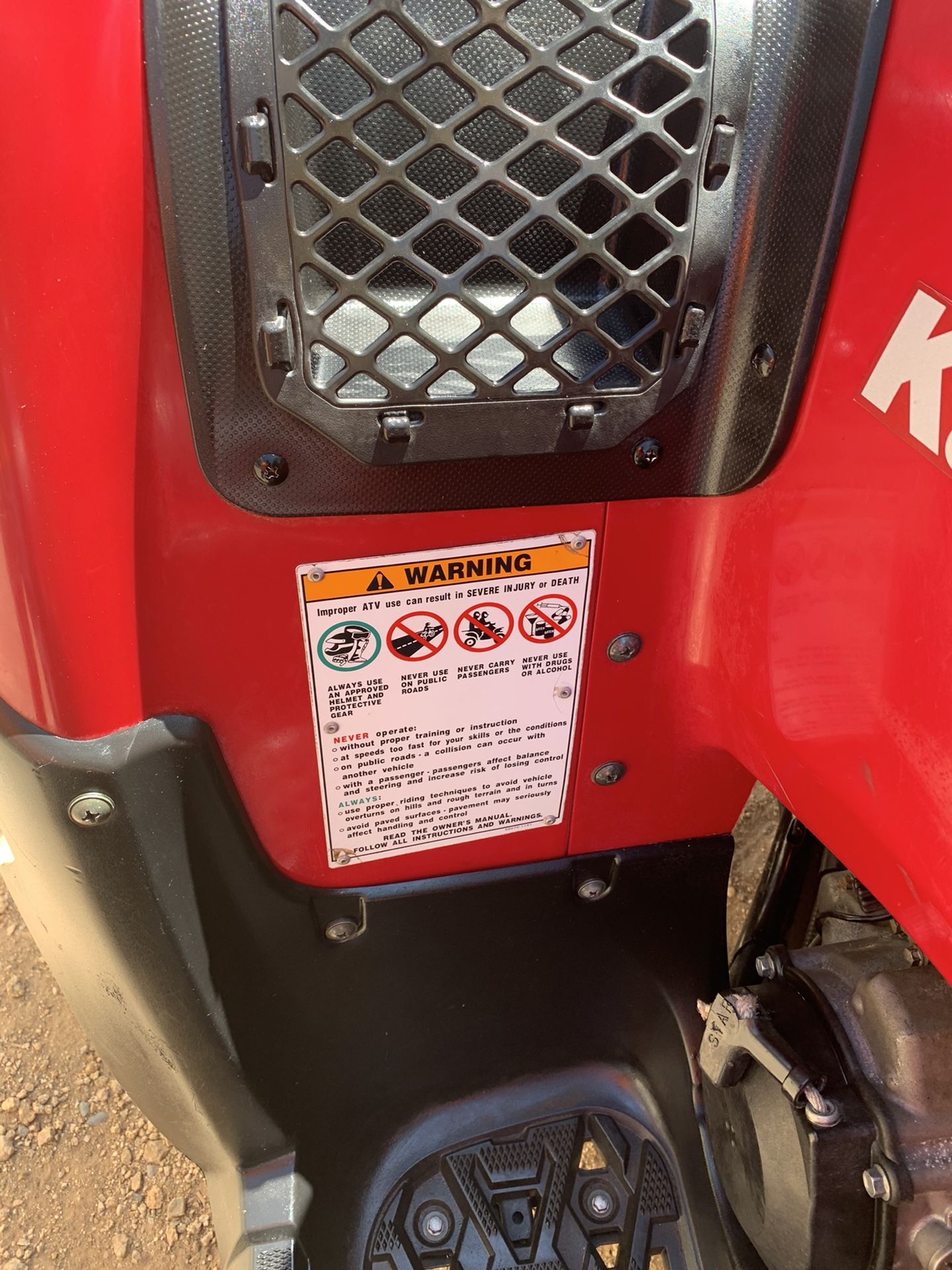 2005 Kawasaki brute force 750