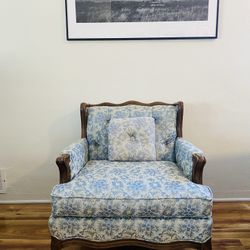 Vintage Floral Armchair