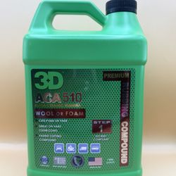 3D ACA 510 Premium Rubbing Compound 128 oz.