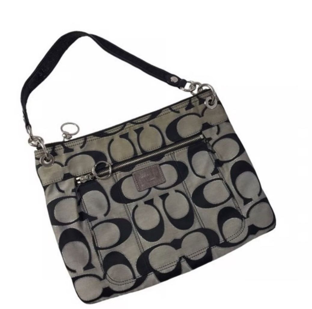 Coach poppy signature purse hand bag