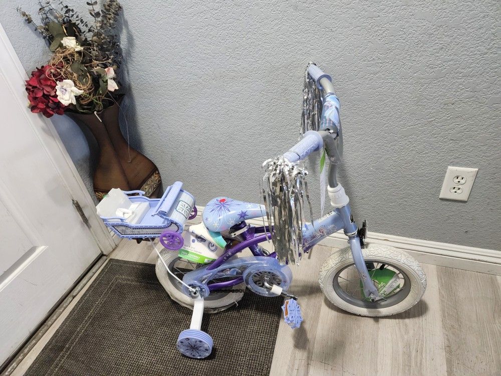 Huffy Bike Frozen Kids Girl 12 New Ready To Ride