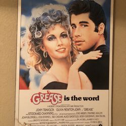 Original Grease Poster Board