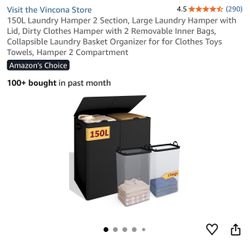 Laundry Hamper/canasta Para Ropa