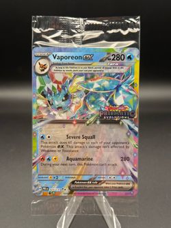 Vaporeon ex 023/131 Stamped Sealed Near Mint Pokemon