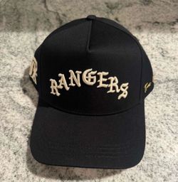 New Texas Rangers x True Brvnd Hat - Black - (City Connect Cap)