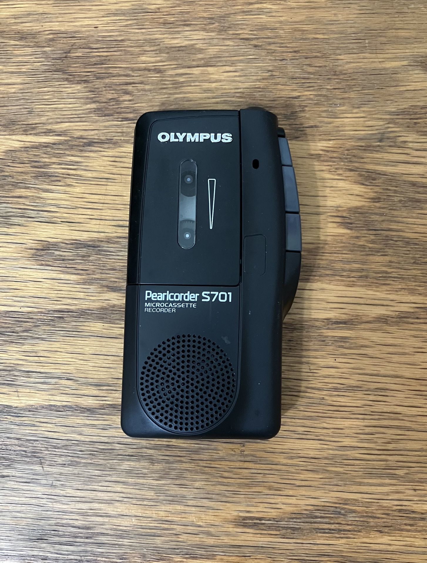 Olympus Pearlcorder S701 Handheld Micro Cassette Recorder Microcassette Black
