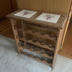 Oak Wine Rack