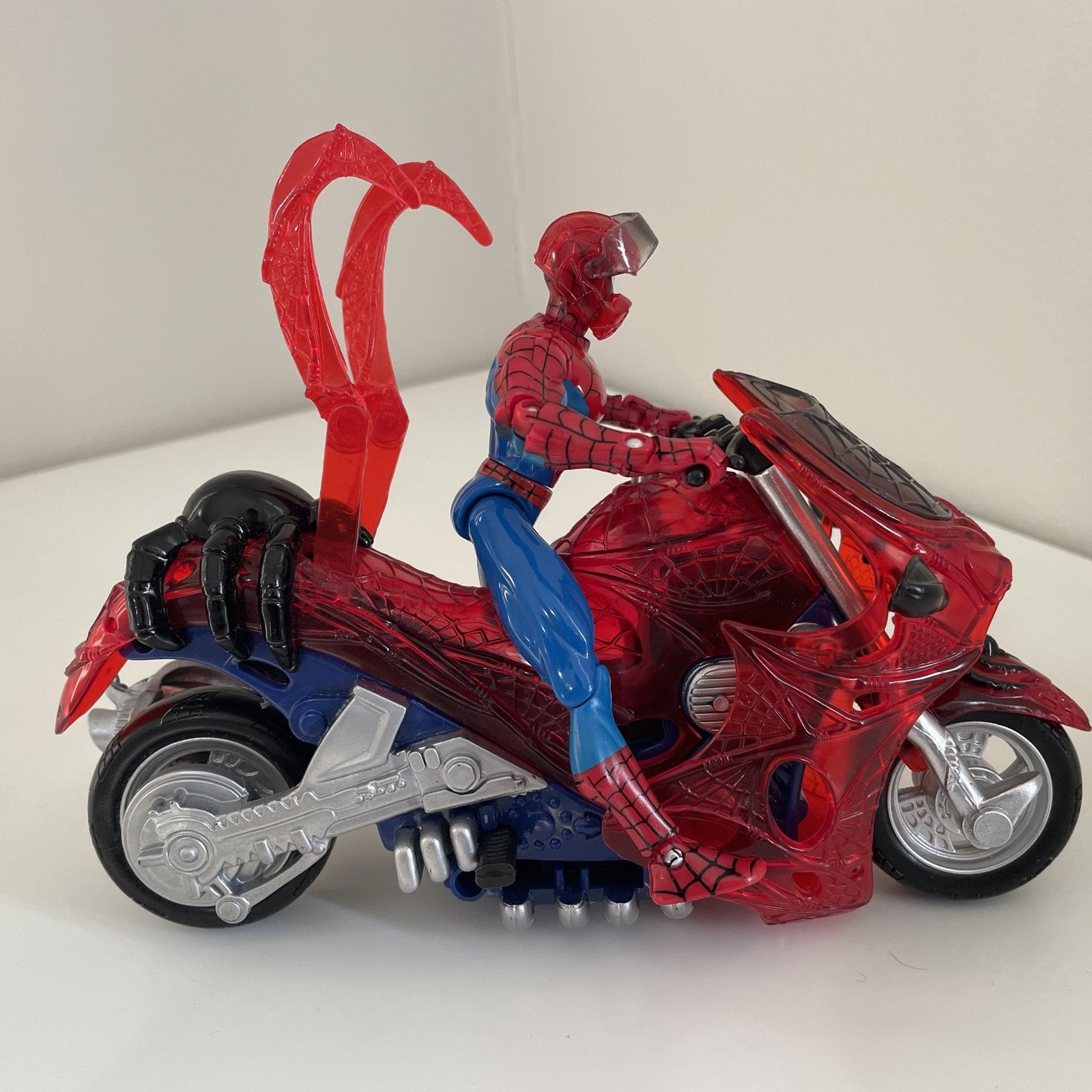 Spider-man Motorbike Motorcycle Bike ToyBiz Vintage 1988 Marvel