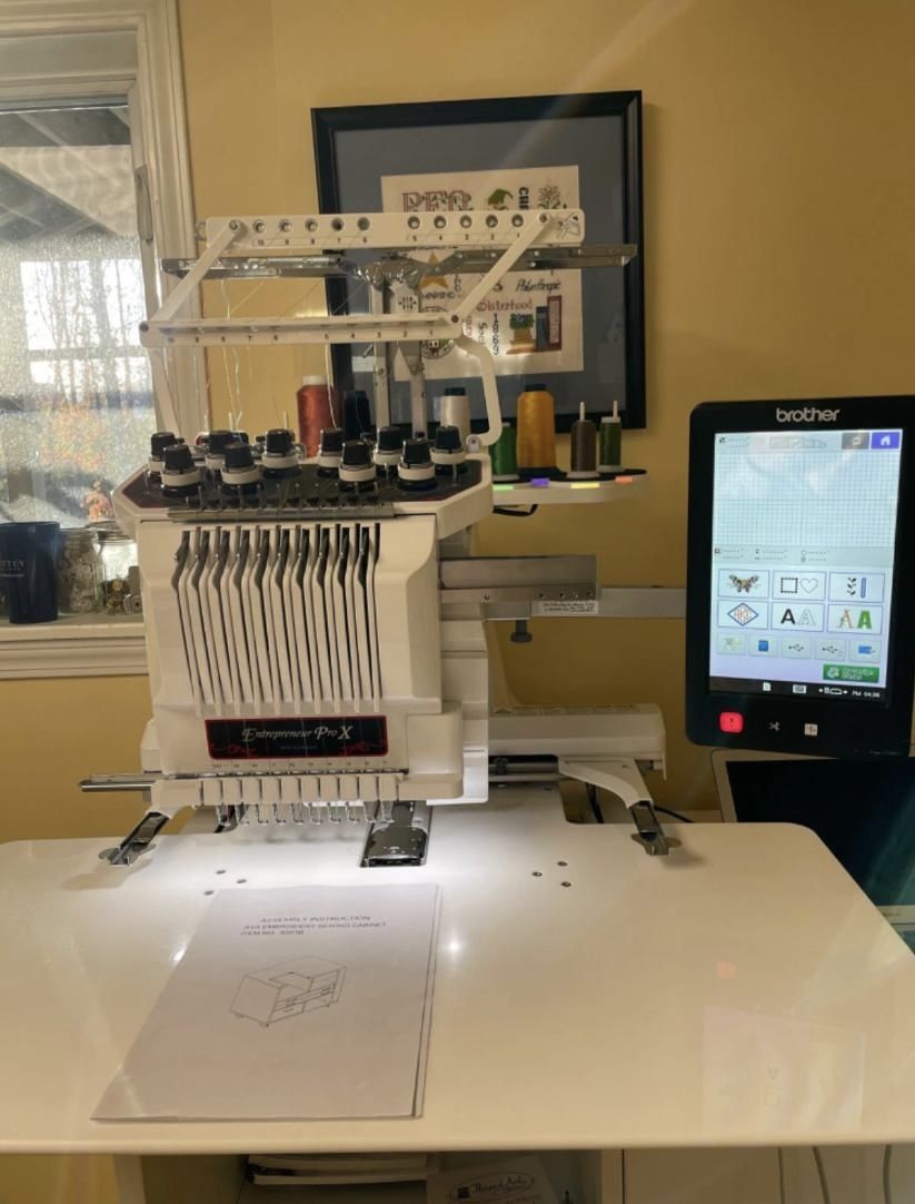 B rother PR1050x  10 needle embroidery w/ extras