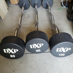 Ez Curl Bars Gym Weights