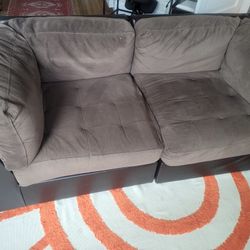 Brown Separable Couch 