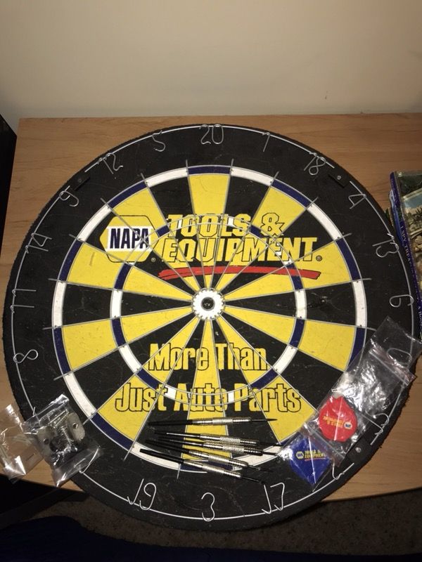 Napa auto parts dart board