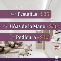 Pestañas , Uñas  Pies Y Manos 