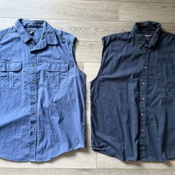 Men’s Wrangler Timber Ridge & George Sleeveless Shirt XL
