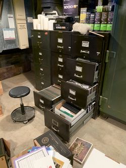 5 fire proof file cabinets with locks legal size