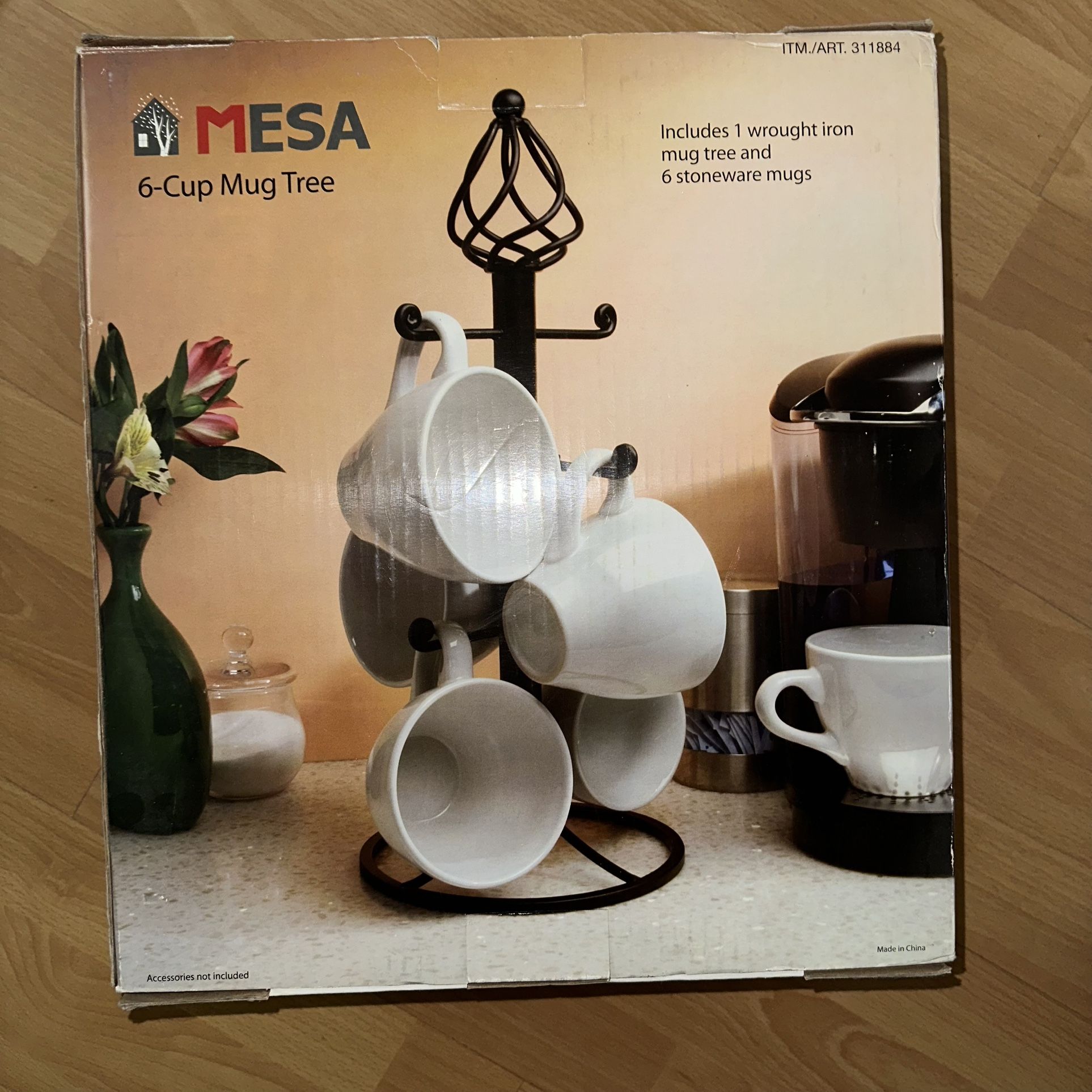 MESA 6 Cup Mug Tree - New
