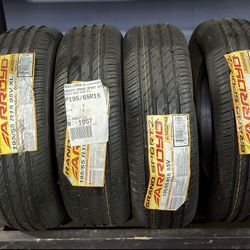 (Set of 4) New Tires 195/65/15 Arroyo Eco Pro All Season Mount Balance Install Is Included