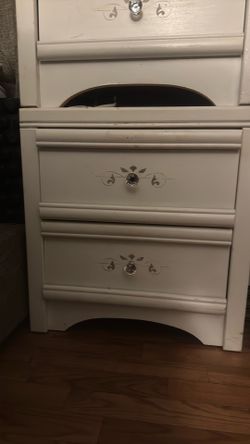 White nightstand