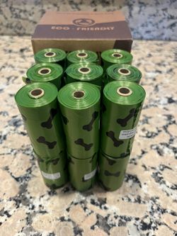 Eco Friendly Biodegradable Dog Poo Waste Bags 18 Rolls - 270 Bags