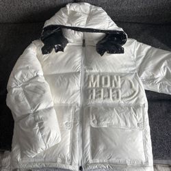 Women’s Moncler Puffer Coat White 