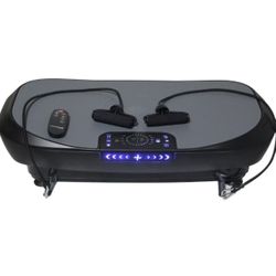 New Confidence Fitness 4D Vibration Trainer Exercise Machine, Straps Remote
