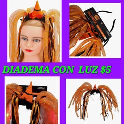 🎃diadema para disfraz de halloween accesorios para fiestas $5 cada una 3 por $10