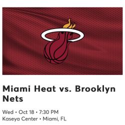 Miami Heat vs. Brooklyn Nets 