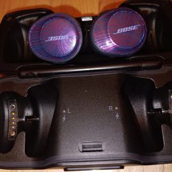 BOSE EAR BUDS PURPLE  GREAT SOUND MO ISSUES IN CHARGING CASE