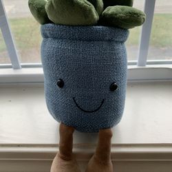 Succulent Plant Plush Blue