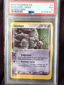 PSA 7 Dusclops Holo 2003 Pokemon EX Sandstorm #4