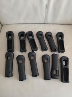 Nintendo Wii Remote Black Silicone Protective Sleeve Jacket for Nintendo Wii