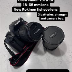 Canon T5i + Accessories 