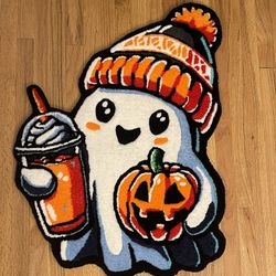 Handmade Halloween Rug 
