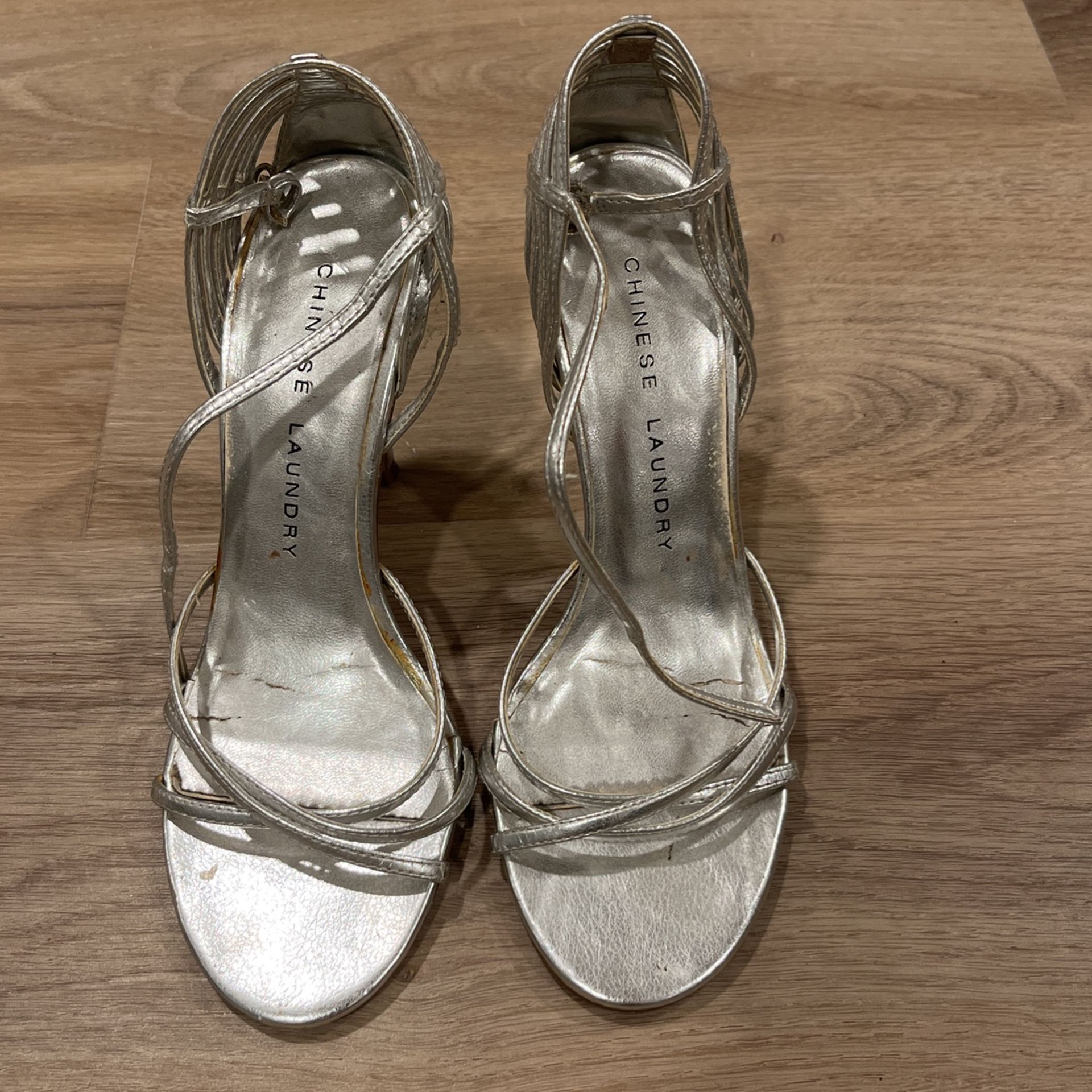 Chinese Laundry Silver Heels